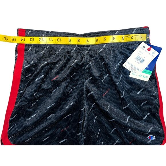 Champion Men's 7-inch Taped AOP Mesh Short Sz Medium Mens Black & Red - Picture 7 of 12